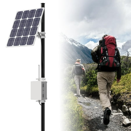 Solar-Powered Communication Device for Meshtastic LoRa Relay System, Emergency Survival Gear, No Internet Needed