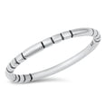 thumbnail image 1 of All in Stock Sterling Silver Designer Band Ring Size 6, 1 of 3