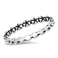 thumbnail image 1 of All in Stock Sterling Silver Eternal Stars Band Ring Size 8, 1 of 3