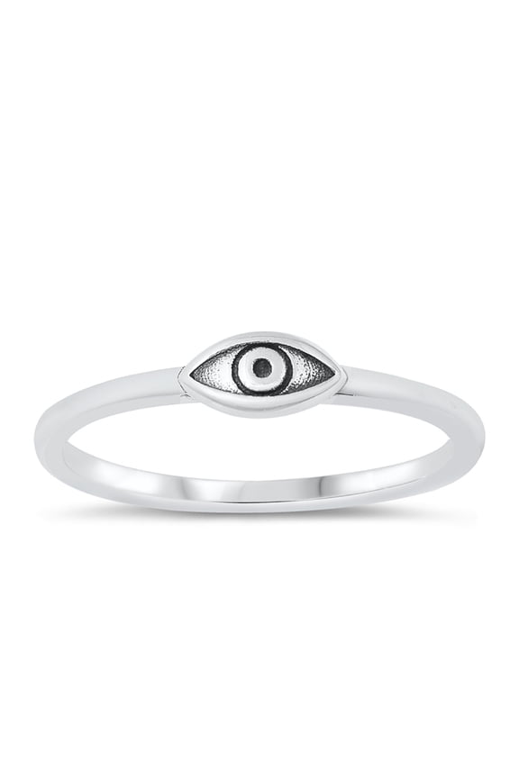 Sterling Silver Eye of Providence Ring Size 6