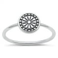 thumbnail image 1 of All in Stock Sterling Silver Round Mandala Flower Size 5, 1 of 3