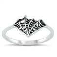 thumbnail image 1 of All in Stock Sterling Silver Spider web Ring Size 10, 1 of 3
