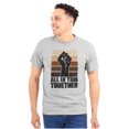 thumbnail image 1 of All in This Together Social Justice Men's Graphic T Shirt Tees Brisco Brands X, 1 of 4