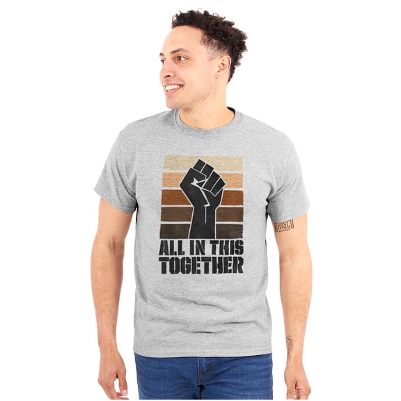 All in This Together Social Justice Men's Graphic T Shirt Tees Brisco Brands X