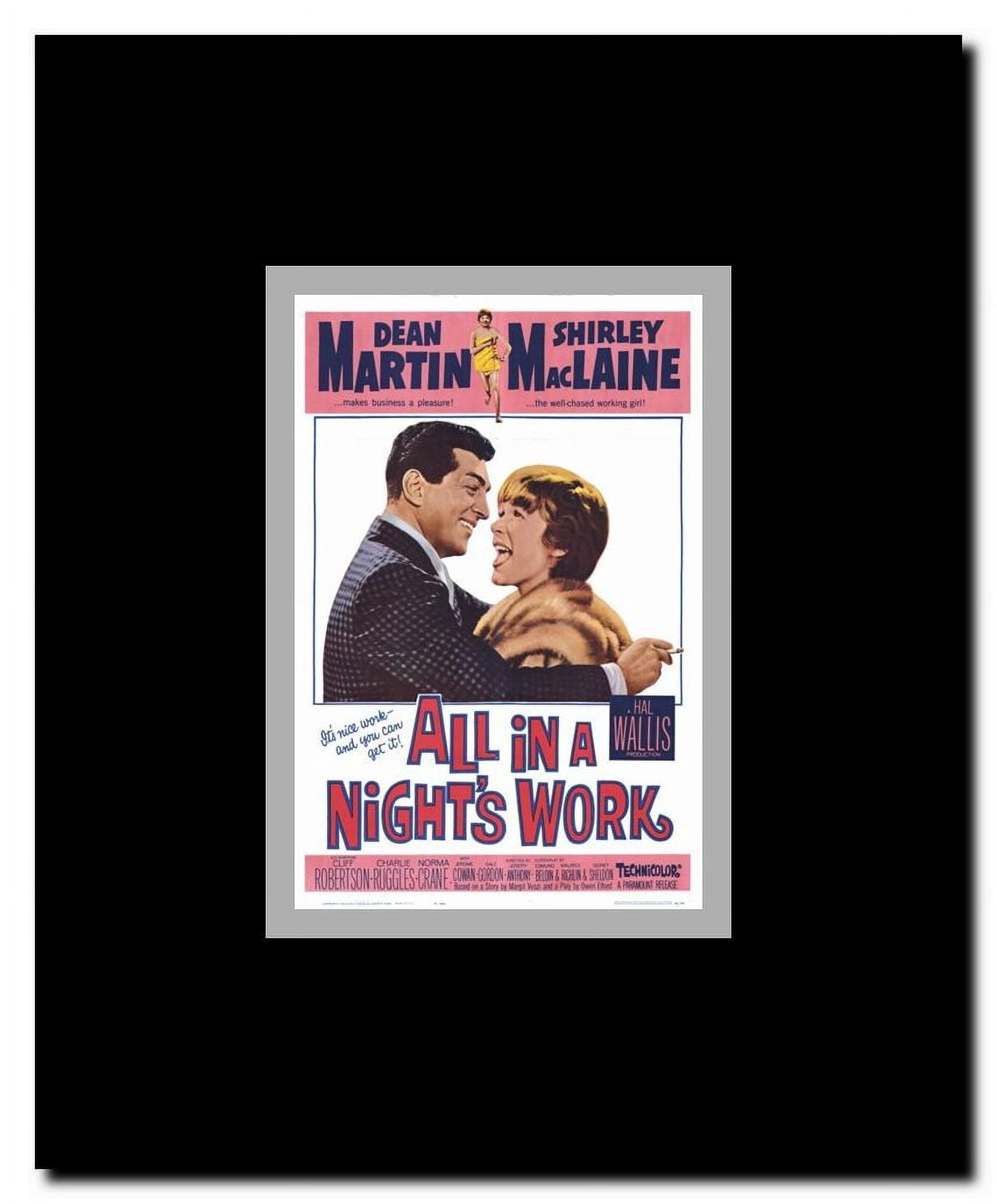 All in a Nights Work Framed Movie Poster