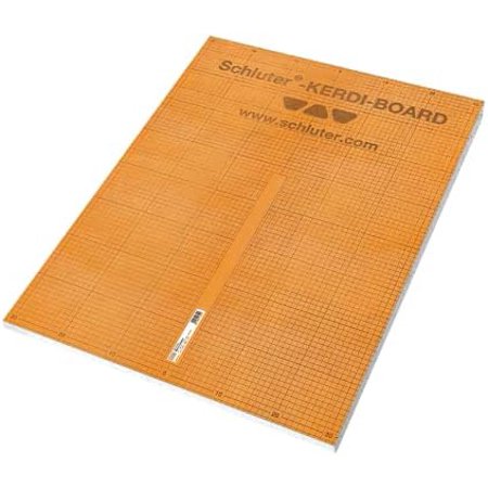 All-in-one Waterproof Extruded Polystyrene Foam Board KB121220812 with Thermal Insulation, 48" x 32" x 1/2" Building Panel for Shower Wall and Floor Tile Substrate, 11 Pcs Bundle
