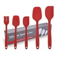 thumbnail image 1 of All-in-one silicone kitchenware 5-piece spatula set baking tools, spatula, oil brush set, 1 of 18