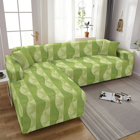 All-inclusive L Shaped Sofa Cover Living Room Elastic Furniture Cushion Cover Slipcover Chaise Longue Corner Fundas Sofa