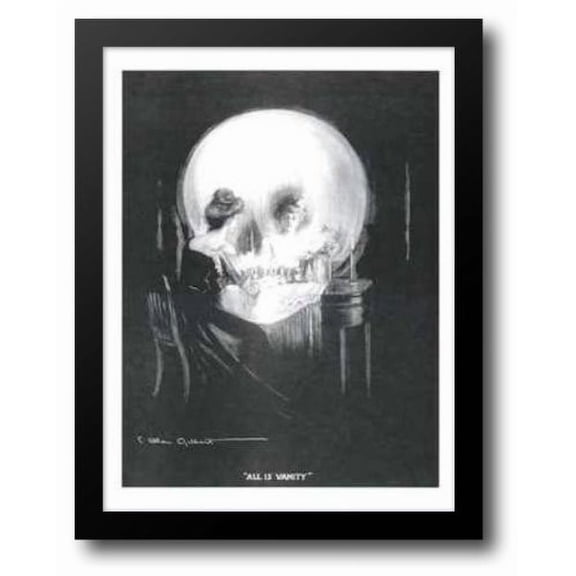 All is Vanity 15x19 Framed Art Print by Gilbert, C. Allan