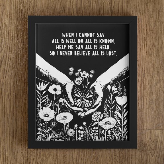 All is Well Quote Poster