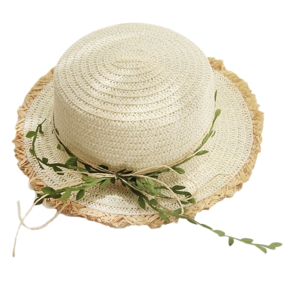 All-match for Sun Hat Parent-child Straw Hat Sunshade Hat Decro Fisherman Hat for Outdoor Camping