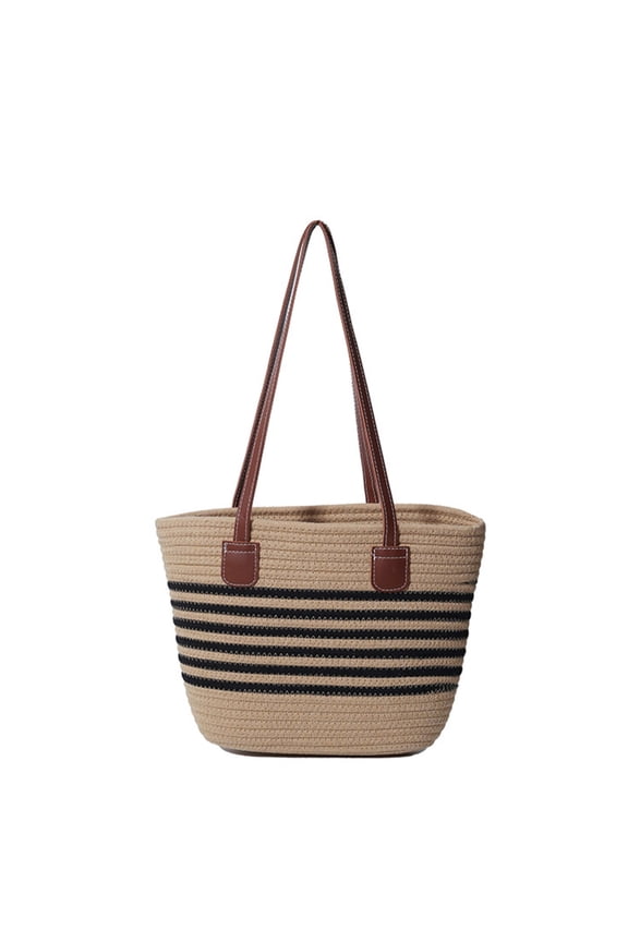 All-matching Handbag for Women Fashion Beach Bag Straw Shoulder Bag Trend Underarm Bag Large Capacity Armpit Bag