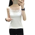 thumbnail image 1 of All-matching Lace for Tops for Women Fashion Spaghetti Strap Camis Crop Tops Casual Sleeveless T-shirt Sport Vest T, 1 of 9