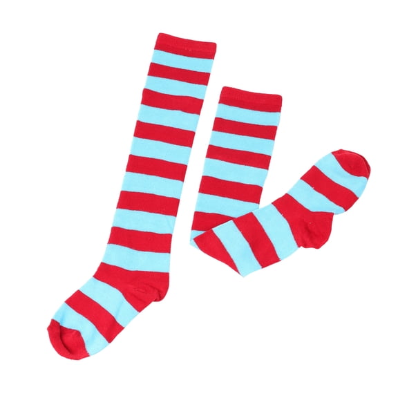 All-matching Striped Stockings for Women Christmas Knitted Socks Warm Leg Warmers Comfortable Knee High Socks Streetwear