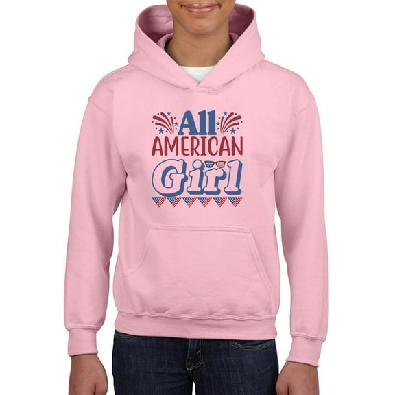 All 'merican Girl Hoodie Juniors -Image by Shutterstock,  x-Large