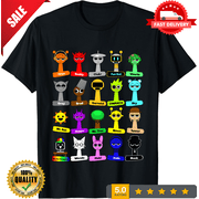 All my Sprunki with names toys for Boys and Girls T-Shirt, NEW INSTOCK-TH80736