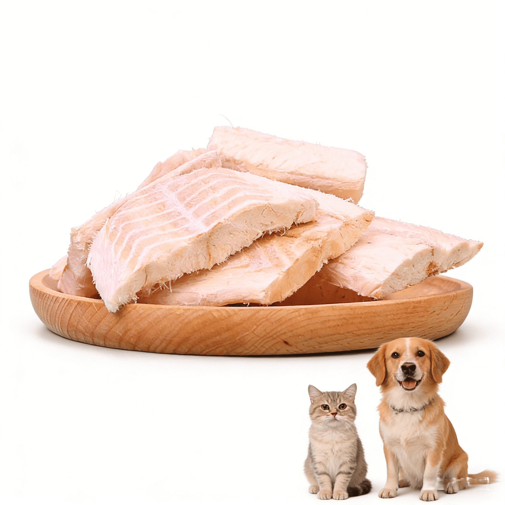 All-natural freeze-dried cod treats for dogs and cats. No artificial flavors, healthy and highly nutritious. Perfect snacks as training rewards for your beloved pets.1.8oz