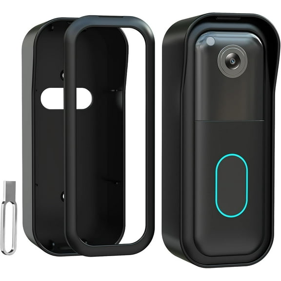 All-new Doorbell Mount Compatible with Video Doorbell Camera(2nd Gen), No Drill Doorbell Holder Mounting Bracket, Easy to Install (Doorbell Not Included), Black