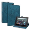 thumbnail image 1 of All-new Fire 7 Tablet Case 7" 12th generation (2022 release),Embossed Butterfly PU Leather Cover Multi-Angle Viewing Folio Stand Cases for Amazon Kindle Fire 7 2022 Release 12th Generation,Blue, 1 of 6