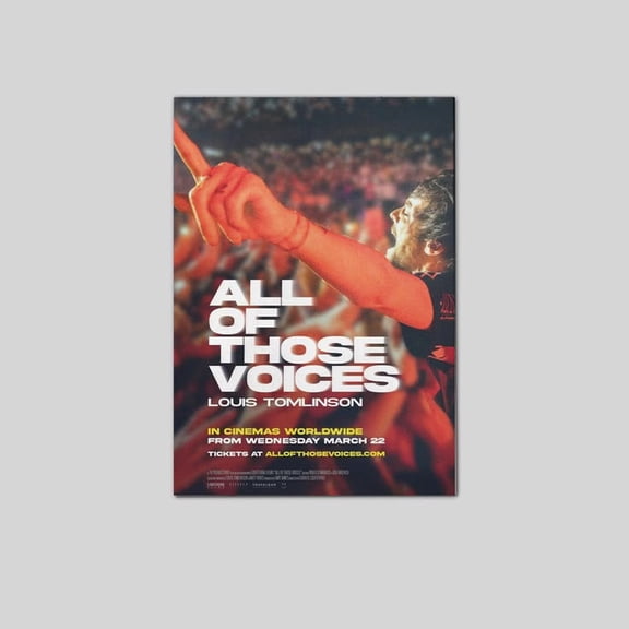 All of Those Voices Poster Music Documentary Film Pop Music Movie Decor Poster Size 24''x36'' Googate