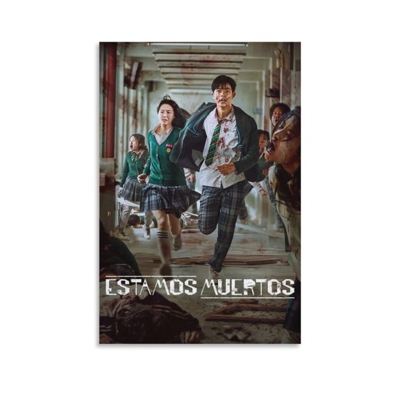 All of Us Are Dead TV Show Poster Print Photo Art Painting Canvas Poster Home Decorative Bedroom Modern Decor Posters Gifts 16x24inch(40x60cm)