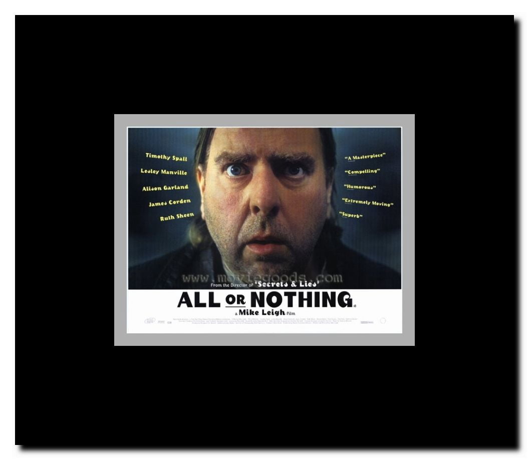 All or Nothing Framed Movie Poster