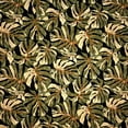 thumbnail image 1 of All-over Multicolor Monstera Leaves Fabric  | Light Barkcloth, 1 of 3