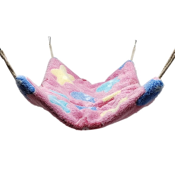 All-purpose Hamster Hammock Small Pet Cage Glider Bed Hanging Hammock Swinging for Chinchilla Parrot