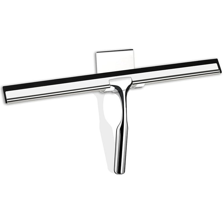 Shower Squeegee for Shower Glass Door, 10-Inch Stainless Steel