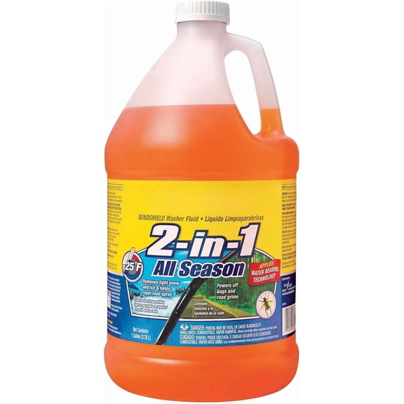 All-season windshield washer fluid for year-round use