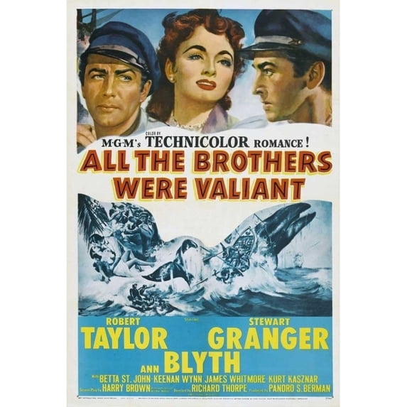 All the Brothers Were Valiant Movie Poster Print (27 x 40) - Item # MOVAI8642