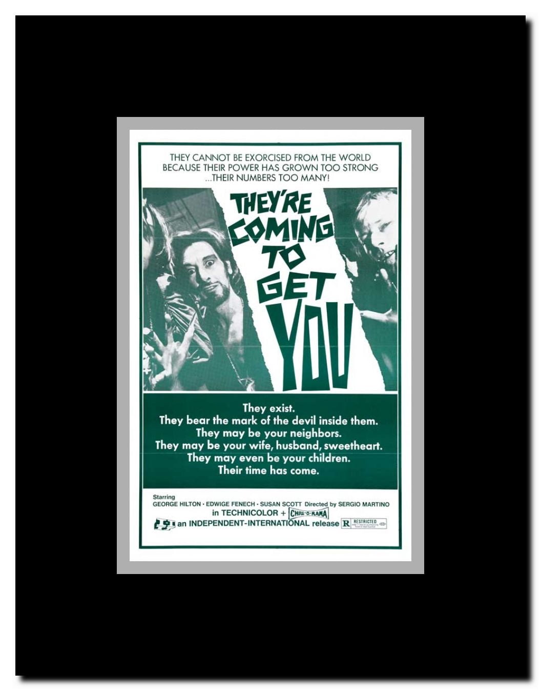 All the Colors of the Dark Framed Movie Poster