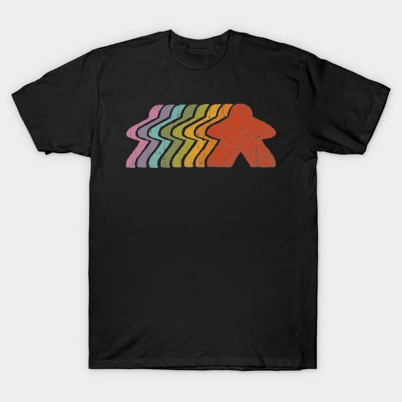 All the Meeple Tabletop Board Game Tokens Gathering Strategic Faction Unisex T-Shirt, up to size 3XL.