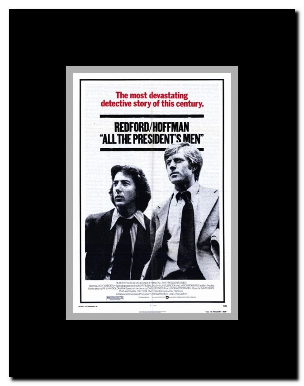 All the President's Men Framed Movie Poster