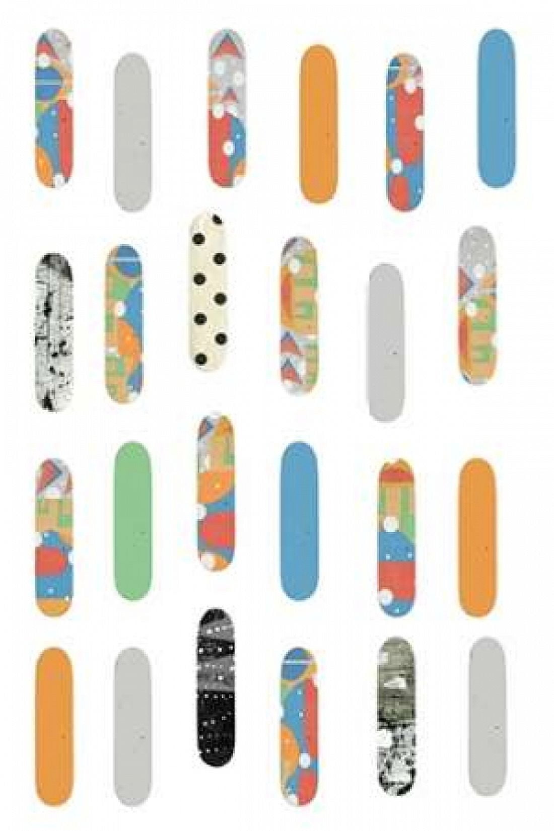 All the Skateboards Canvas Art - Sarah Ogren (12 x 18)