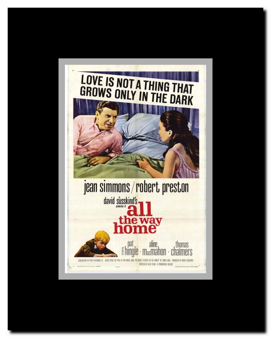 All the Way Home Framed Movie Poster