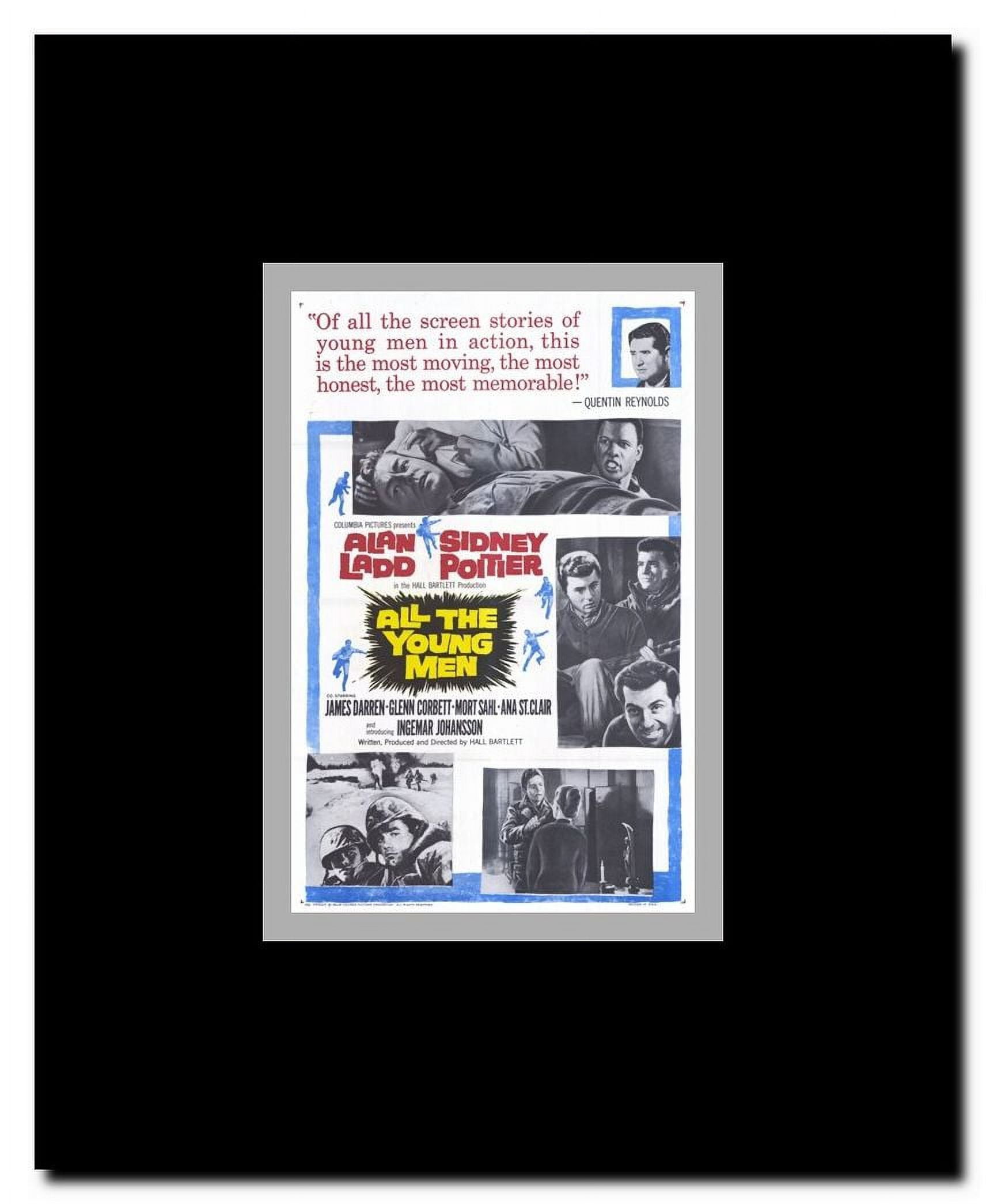 All the Young Men Framed Movie Poster