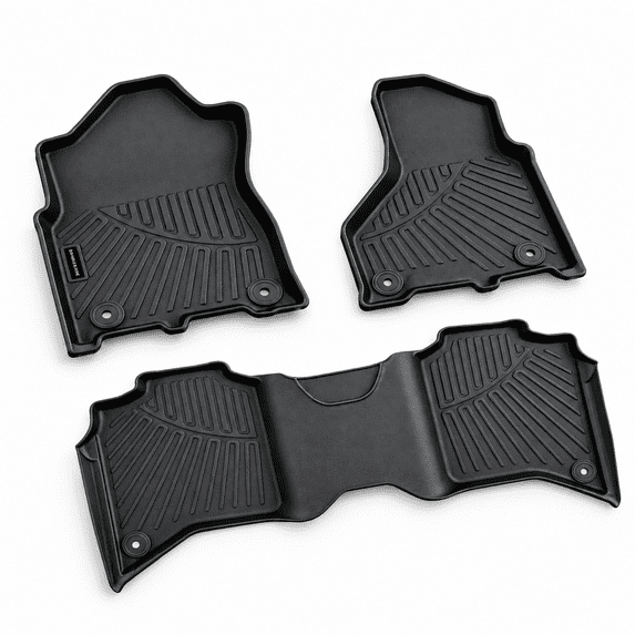 All-weather Tpe Floor Mats & Door Sill Guards For 2019-2025 2026 Ram ...