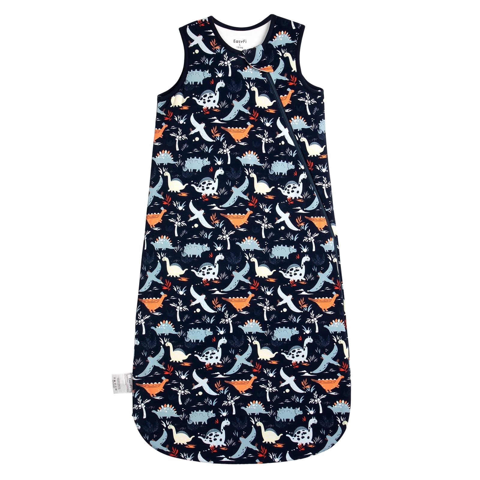 All-year-around Cute Baby Sleep Sack 18-24 Months Rayon Made from Bamboo Sleeping Bag 1.0 Tog Premium 2-Way Zipper Baby Wearable Blanket - Dinosaur World
