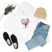 All you Need is Love Hoodie, Heart Branch hoodie, Valentines Day Hoodie,Unisex Heavy Blend™ Hooded Sweatshirt