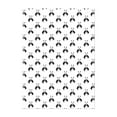 thumbnail image 1 of All you need is loeve (pattern) - Illustration Animal Black and White Pattern Wildlife Minimalist Unframed Wall Art Print 12 x 16 inches, 1 of 16