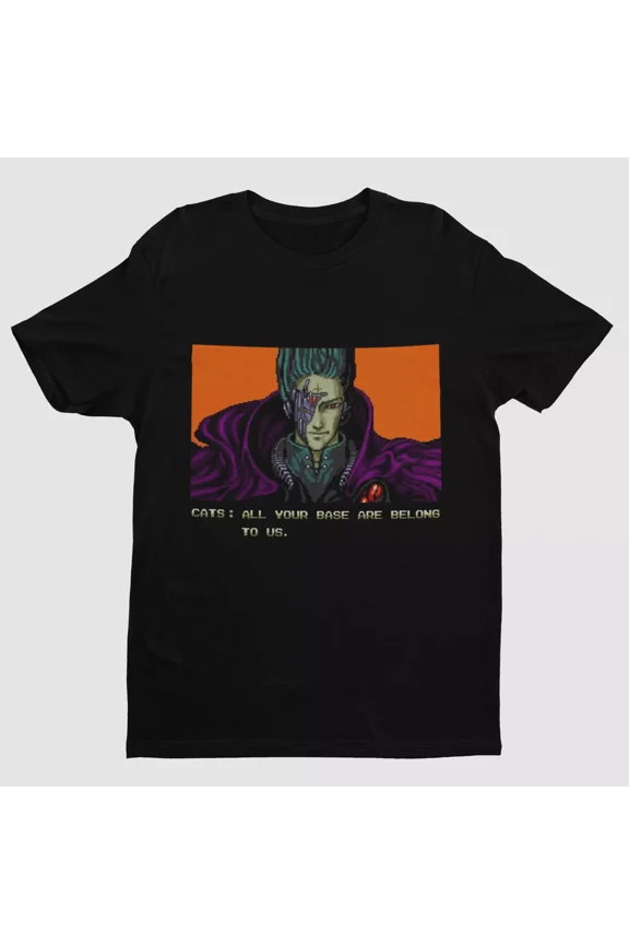 All your base are belong to us Premium Unisex T-shirt Zero Wing Mega Drive
