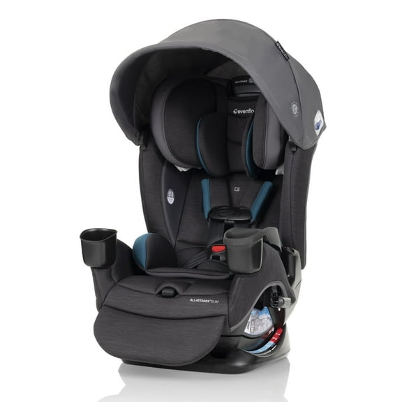 All4Stages Slim+ 4-in-1 Convertible Car Seat (Baker Gray)