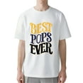 thumbnail image 1 of AllAreN T-Shirts for Dad Best Papa in the World Dad Shirt Fashion Short Sleeve Fathers T-Shirt, 1 of 7