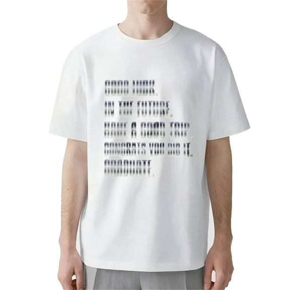 AllAreN Class of 2025 T-Shirts for Men Congrats You Did It Graduate Fun High School College Graduate Tees