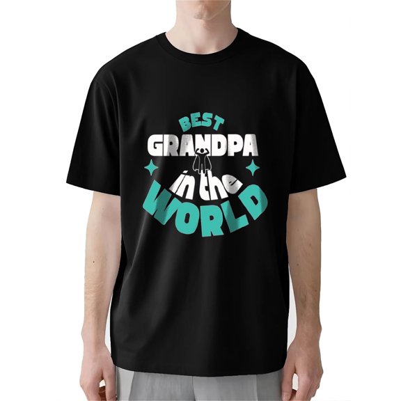 AllAreN T-Shirts for Father Best POP in the World Shirts for Father Casual Crew Neck T-Shirts for Dad