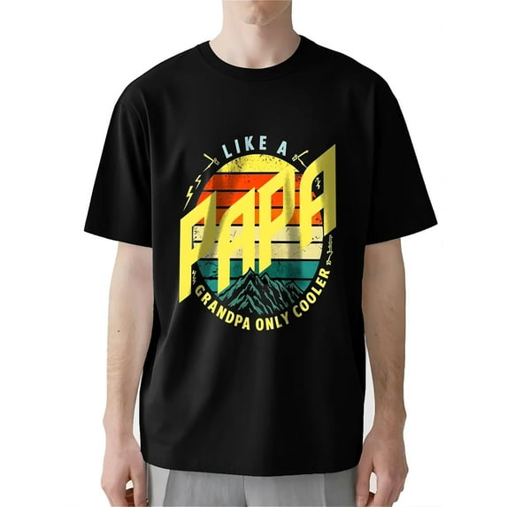 AllAreN Personalized Father Shirt Best Dad in the World T-Shirts for Father Crew Neck Short Sleeve Fathers T-Shirt