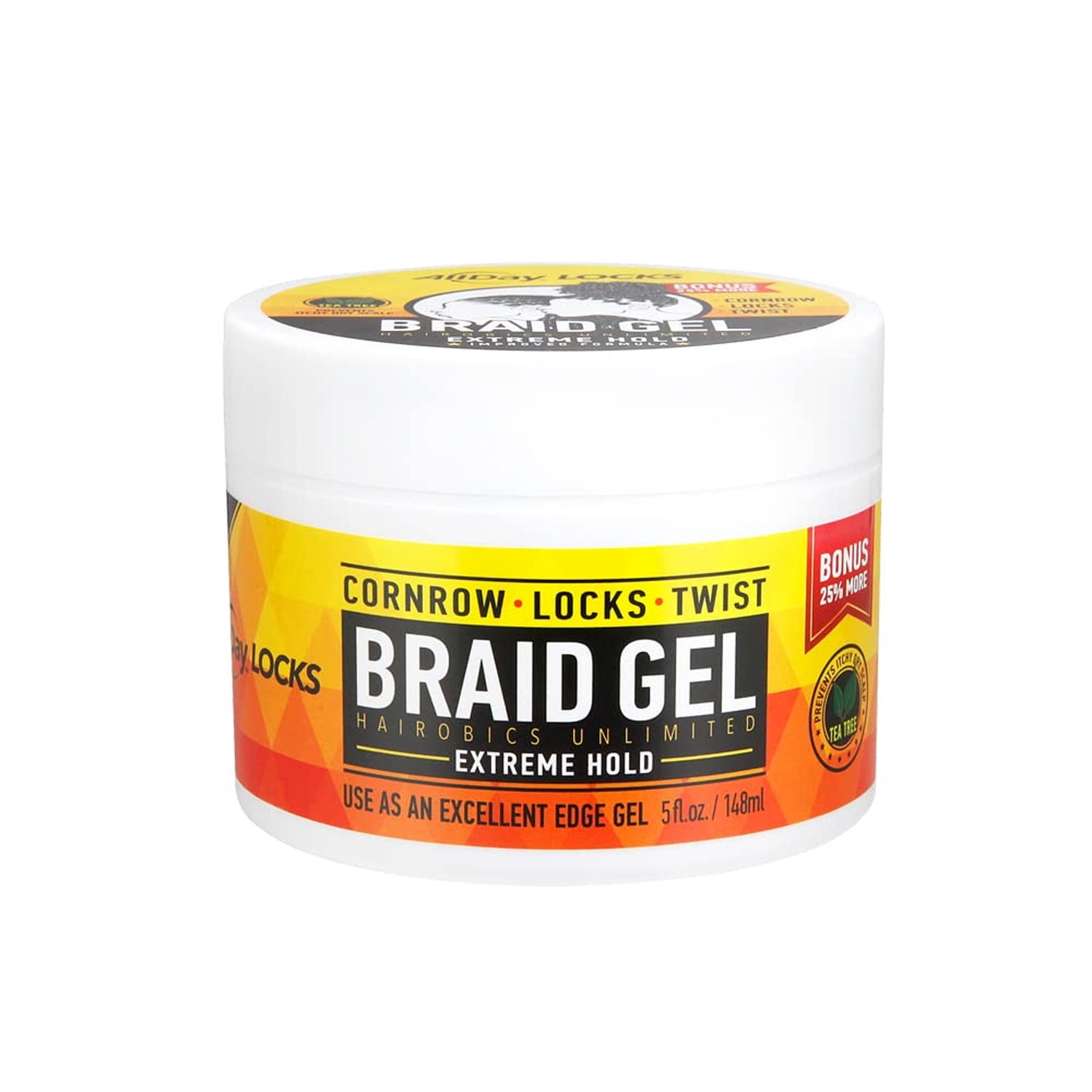 AllDay Locks Braid Gel Extreme Hold, 5 Oz. - Walmart.com