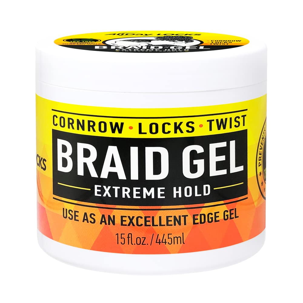 AllDay Locks Braid Gel | Extreme Hold, Smooths & Tames Frizz | No ...