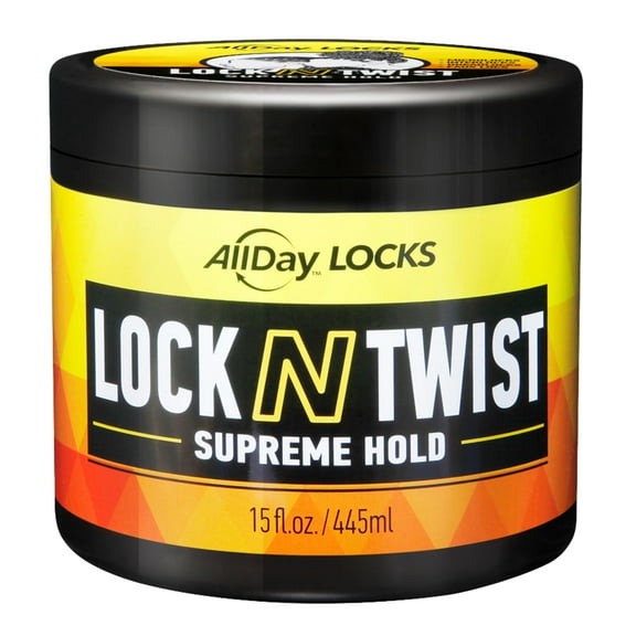 AllDay Locks Lock N OLF24 Twist (15 oz) | Supreme Hold, No Frizz or Flaking | Hydrating, Nourishing Loc Booster | Grape & Avocado-Infused | Lock & Twist Braids, Locks, Twists, Cornrows | 15 oz